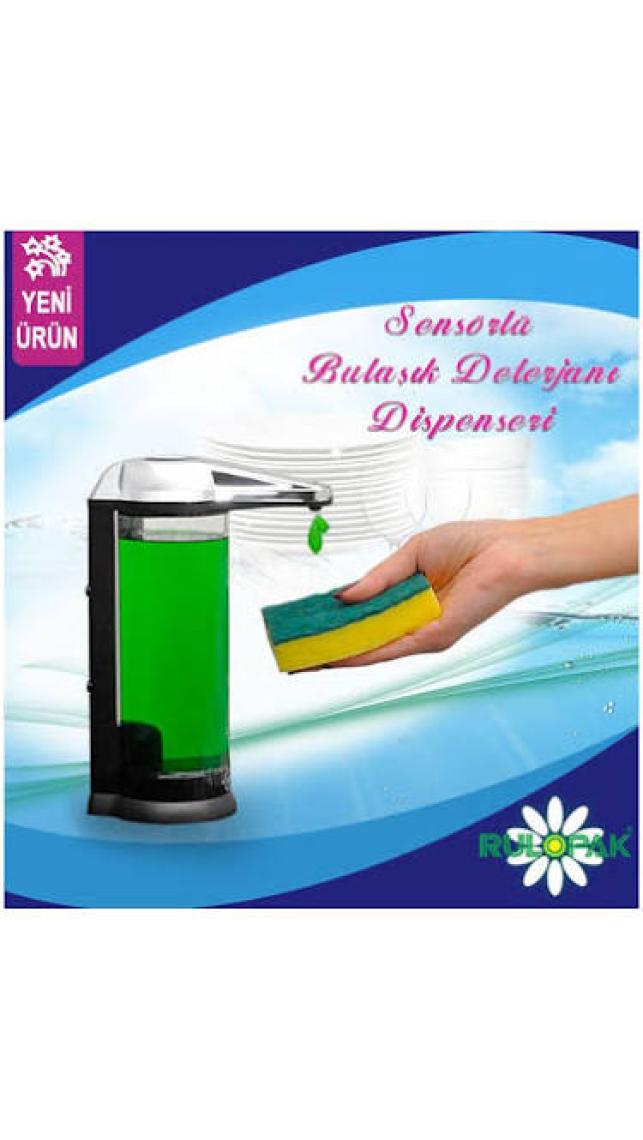 Rulopak Sensörlü Sıvı Sabunluk 550ml (Tezgah Üstü veya Duvara Monte)