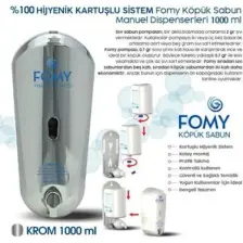 FOMY Köpük Sabun Krom Dispenser 1000 ml