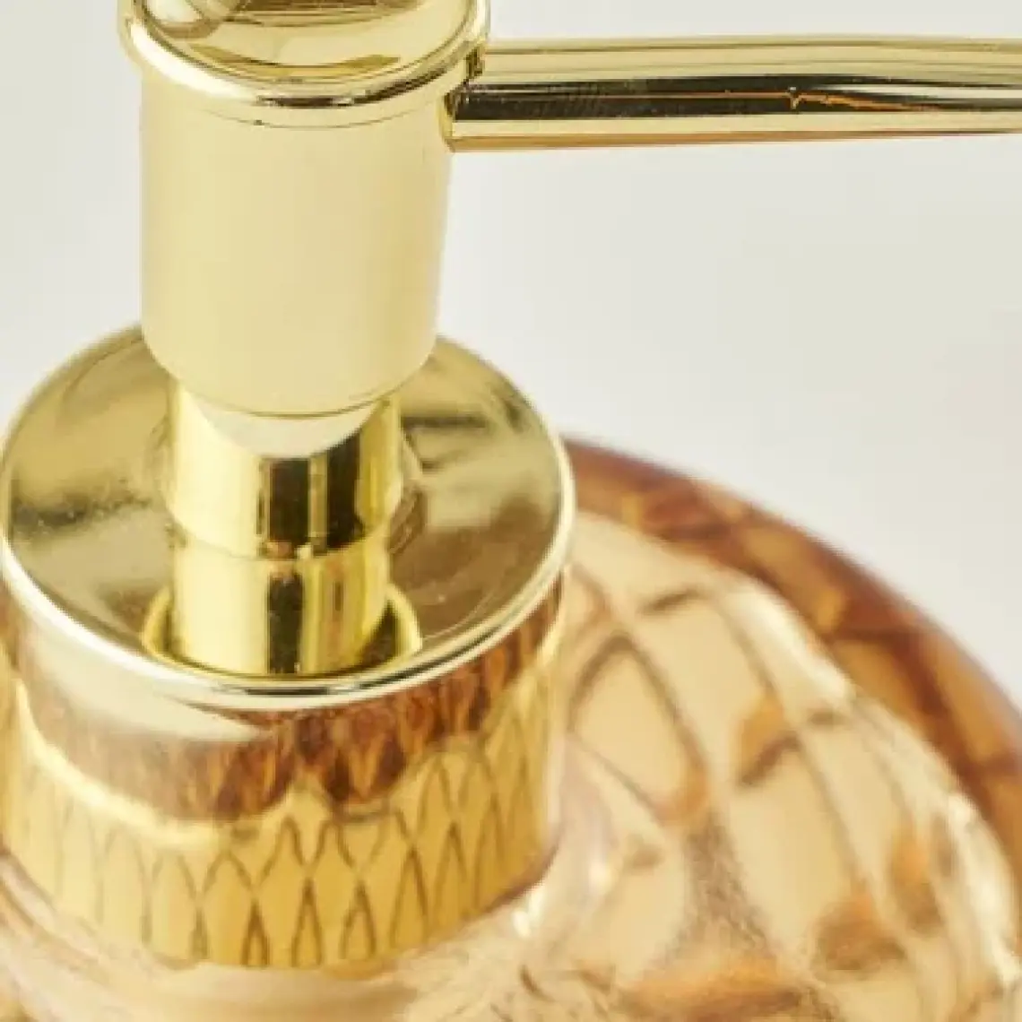 Angdesign Kristal Cam Sıvı Sabunluk - Bal