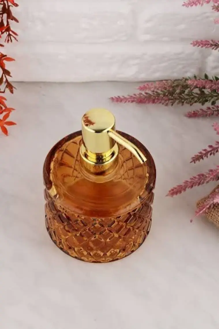 Angdesign Kristal Cam Sıvı Sabunluk - Bal