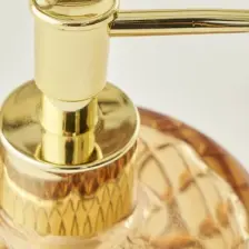 Angdesign Kristal Cam Sıvı Sabunluk - Bal