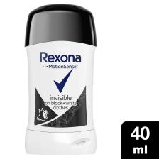 Rexona Motionsense Kadın Stick Deodorant Invisible On Black + White Clothes 40 ml