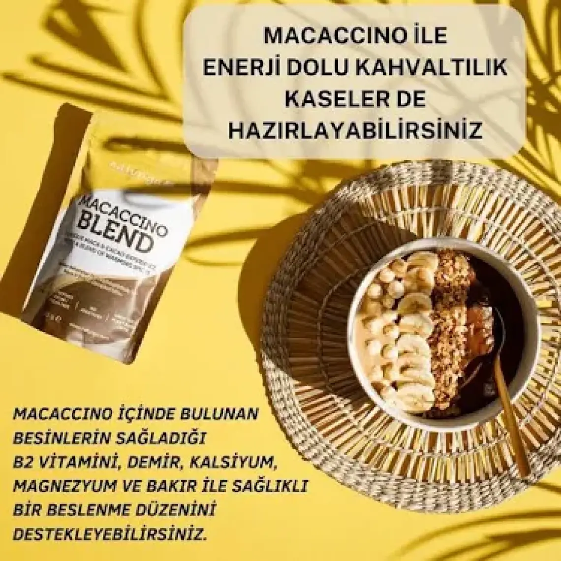 Naturiga Macaccino (Maca & Kakao Karışımı) 100 gr