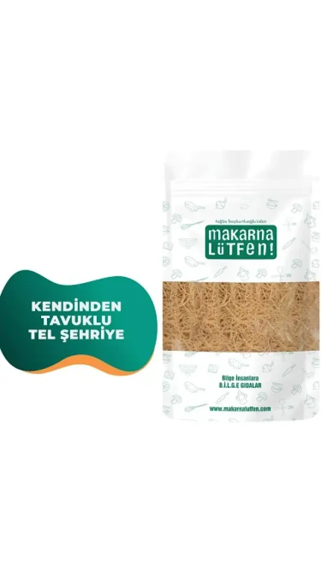 Kendinden Tavuklu Tel Şehriye ( 8 Ay - 200 Gram)