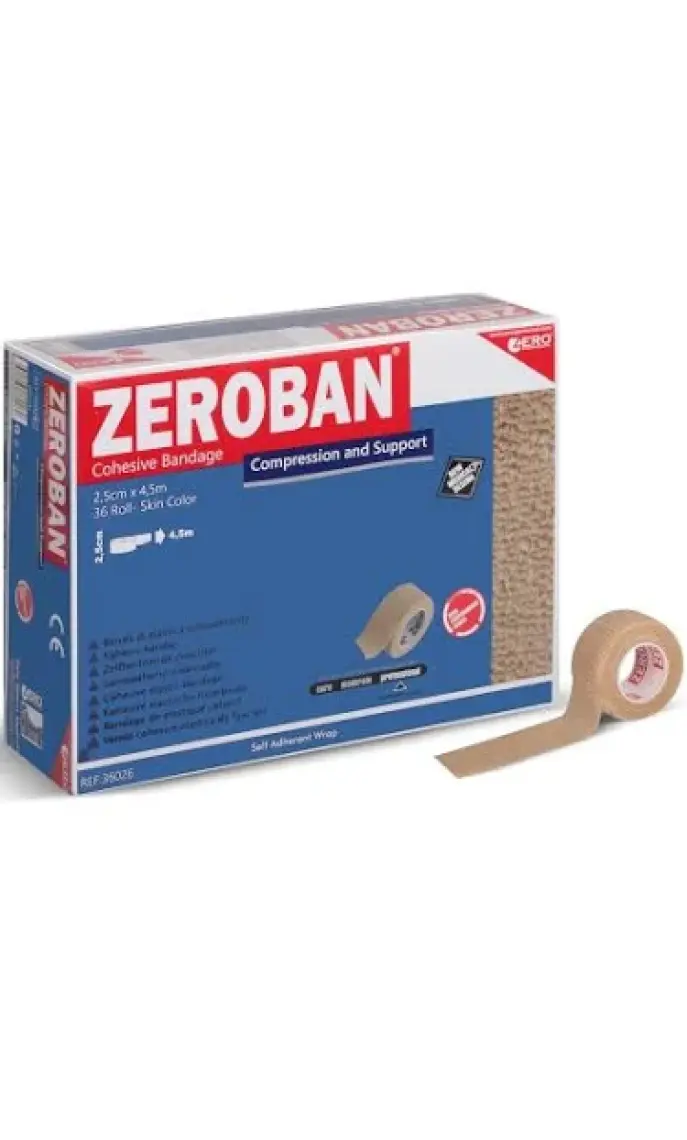 Zero Sport Zeroban Ten 2,5 cm x 4,5 M Bandaj