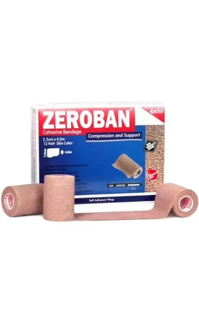 Zero Sport Zeroban Ten 2,5 cm x 4,5 M Bandaj