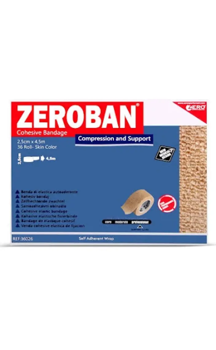 Zero Sport Zeroban Ten 2,5 cm x 4,5 M Bandaj