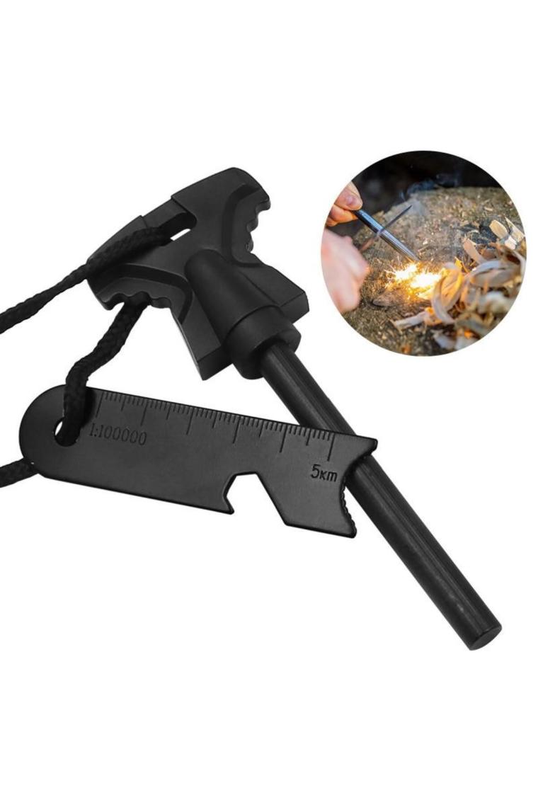 Valkyrie 8mm 8.5cm Magnezyum Ateş Başlatıcı Bar - %100 Katkısız Alüminyum Içermez Fire Starter