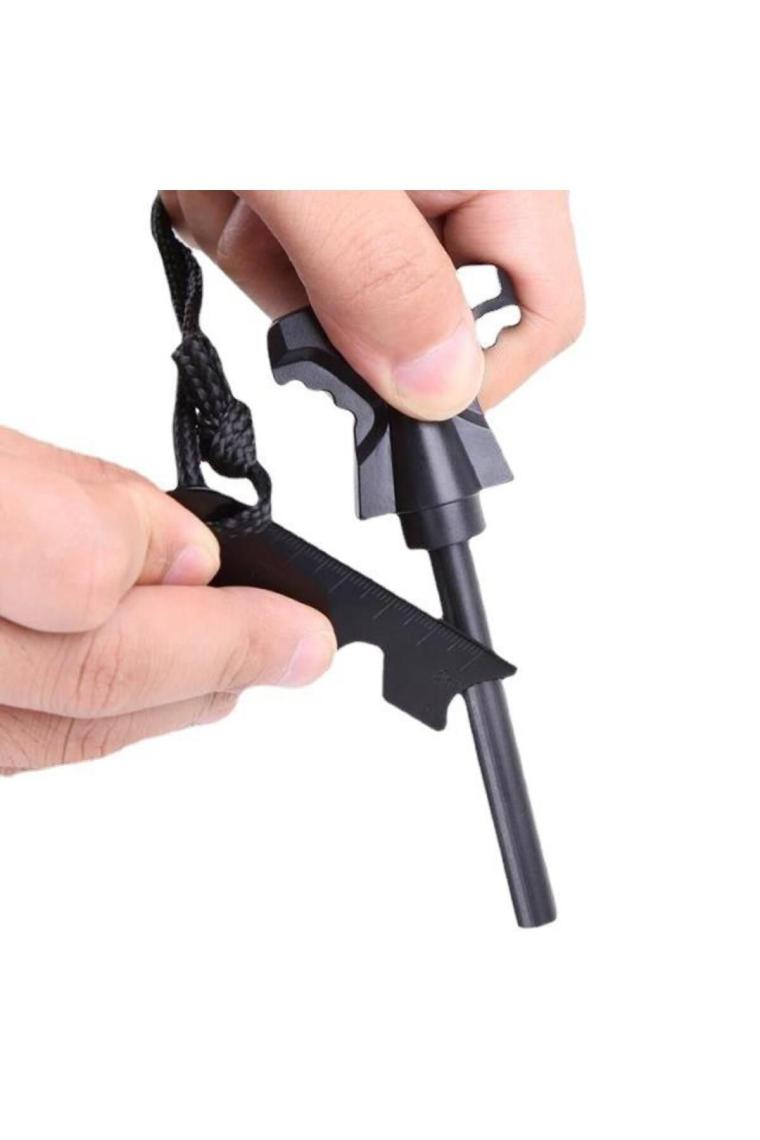 Valkyrie 8mm 8.5cm Magnezyum Ateş Başlatıcı Bar - %100 Katkısız Alüminyum Içermez Fire Starter