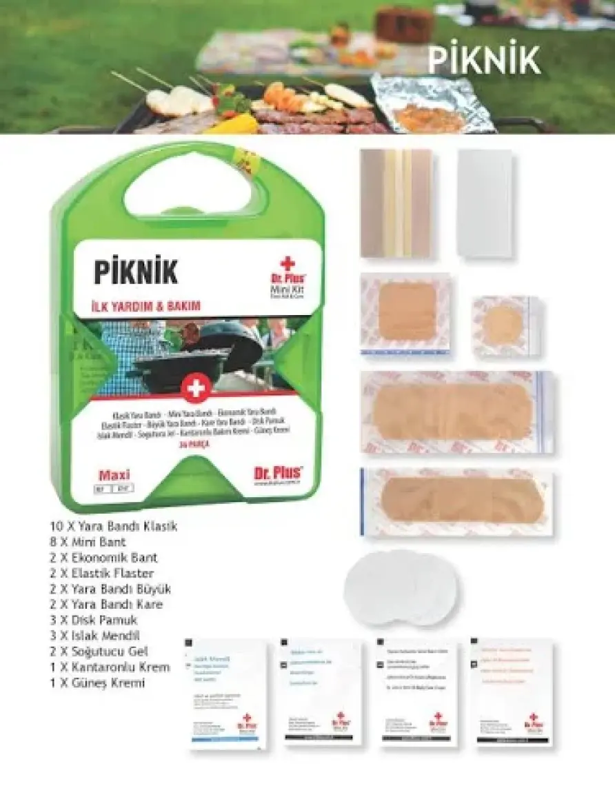 Dr. Plus İlk Yardım Çantası     Piknik    MiniKit