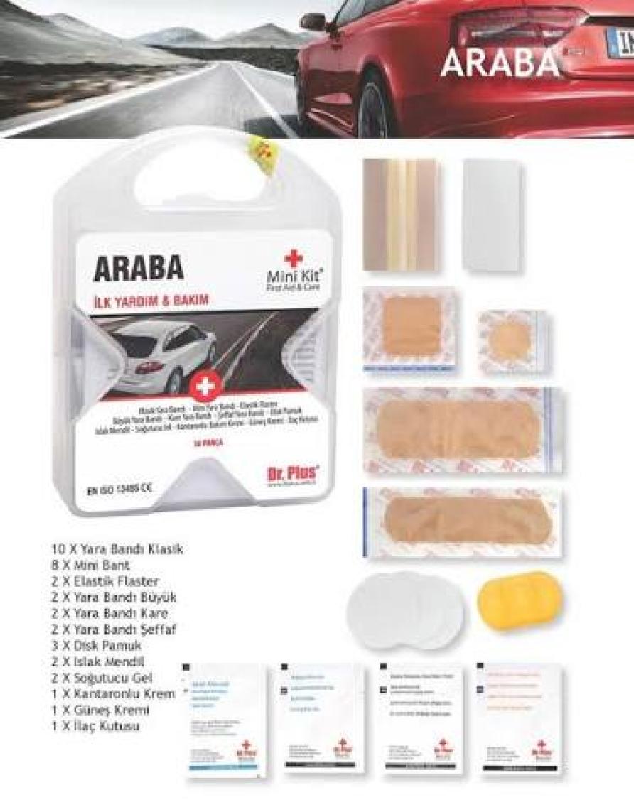 Dr. Plus İlk Yardım Çantası  Seti     Araba    MiniKit