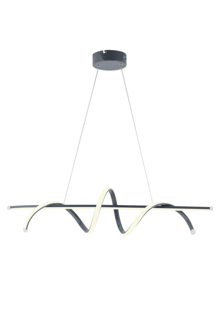 Pane Füme Modern Led Avize Beyaz Işık Salon Mutfak Oda Hol Ledli Avize Yemek Masası Led Avize
