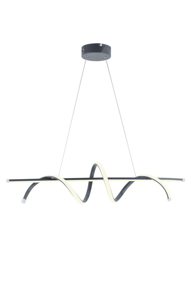 Pane Füme Modern Led Avize Beyaz Işık Salon Mutfak Oda Hol Ledli Avize Yemek Masası Led Avize