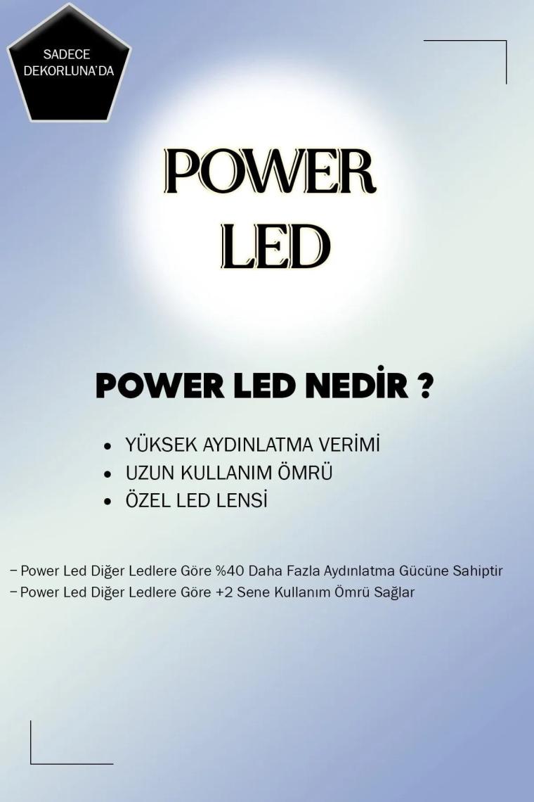 Pane Füme Modern Led Avize Beyaz Işık Salon Mutfak Oda Hol Ledli Avize Yemek Masası Led Avize