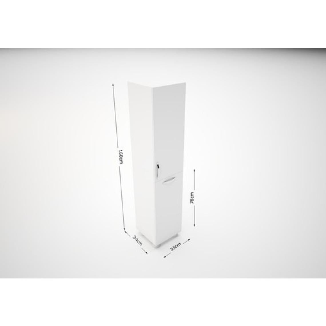 Nesse Shop Nesse Kirli Çamaşır Sepetli Çok Amaçlı Banyo Dolabı 99X39X32