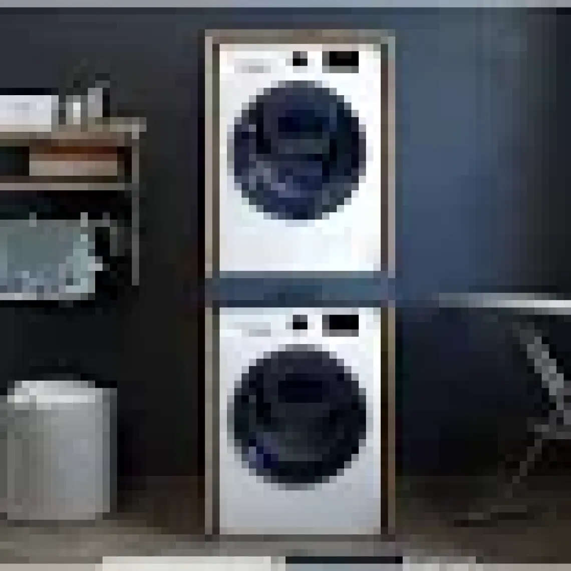 Roomart Çamaşır ve Kurutma Makinesi Dolabı Mat Beyaz