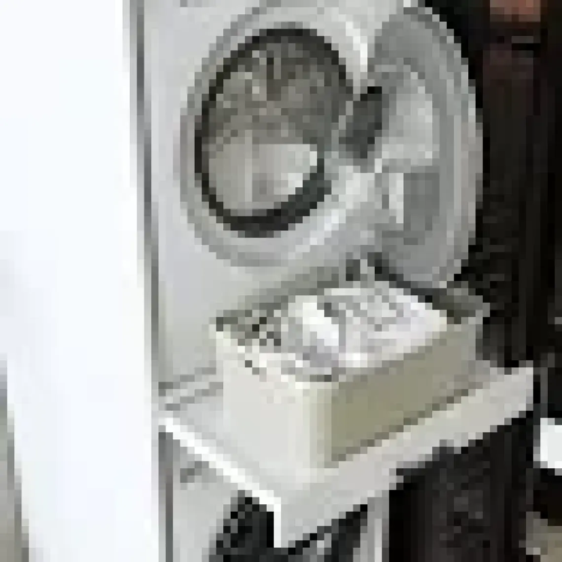 Roomart Çamaşır ve Kurutma Makinesi Dolabı Mat Beyaz