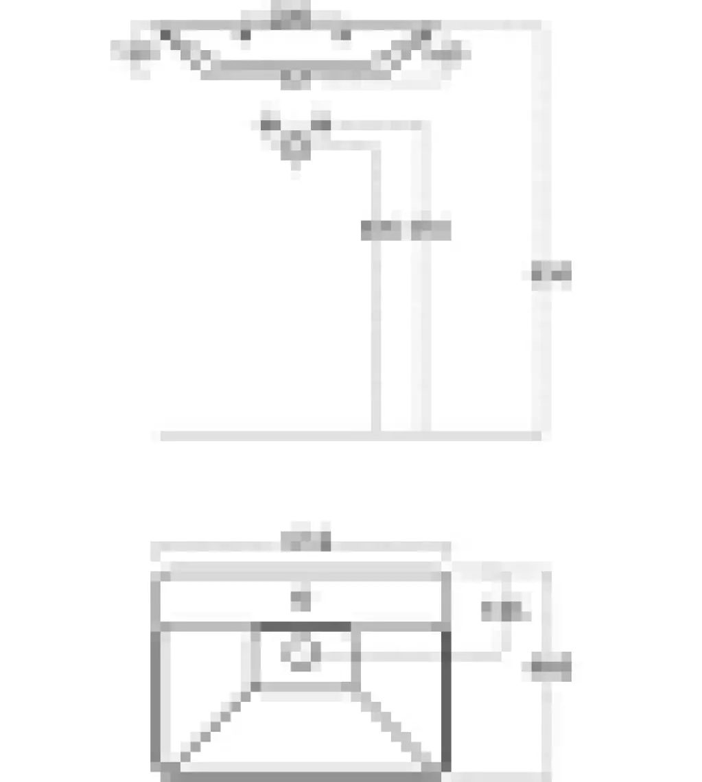 Banos Banyo Roomart Lavabolu Mat Beyaz Mdf 100 Cm Banyo Dolabı + Aynalı Banyo Üst Dolabı + Banyo Boy Dolabı