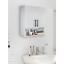 2 Kapaklı Banyo Dolabı, Çok Amaçlı Dolap, Banyo Ecza Dolabı ,beyaz, Asudehome