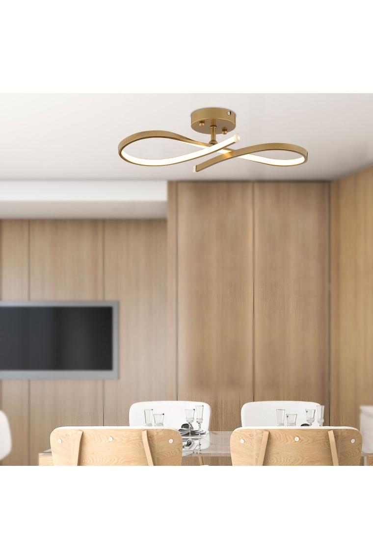 Vetto Eskitme 38 Watt Plafonyer 3 Renkli Ledli Modern Mutfak Banyo Led Salon Sarkıt Avize