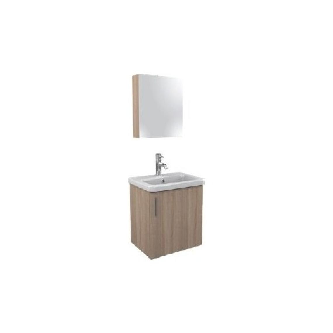 Ece Banyo Ece Slim Smart 50 cm Banyo Dolabı - Sonoma Meşe