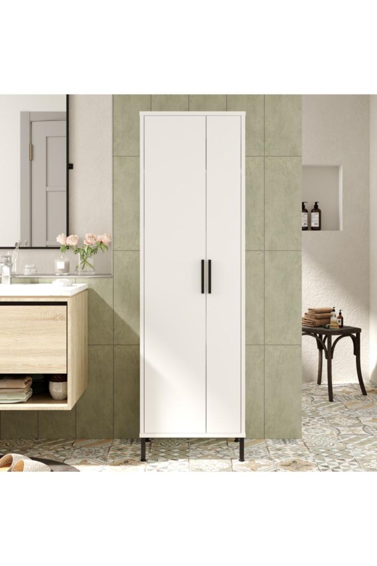 Robin Home Carmen Çok Amaçlı Dolap Vileda Banyo Dolabı Beyaz