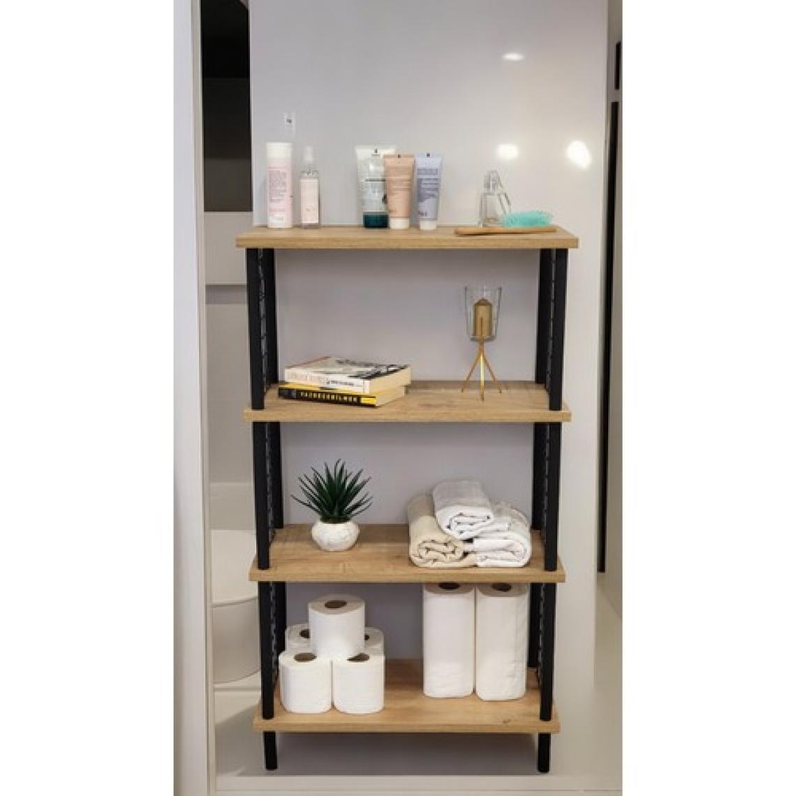 Peka Yüksek Kalite Banyo Düzenleyici 4 Raflı Banyo Dolabı Çok Amaçlı Dolap Geniş Kitaplık Mutfak Rafı