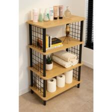 Peka Yüksek Kalite Banyo Düzenleyici 4 Raflı Banyo Dolabı Çok Amaçlı Dolap Geniş Kitaplık Mutfak Rafı