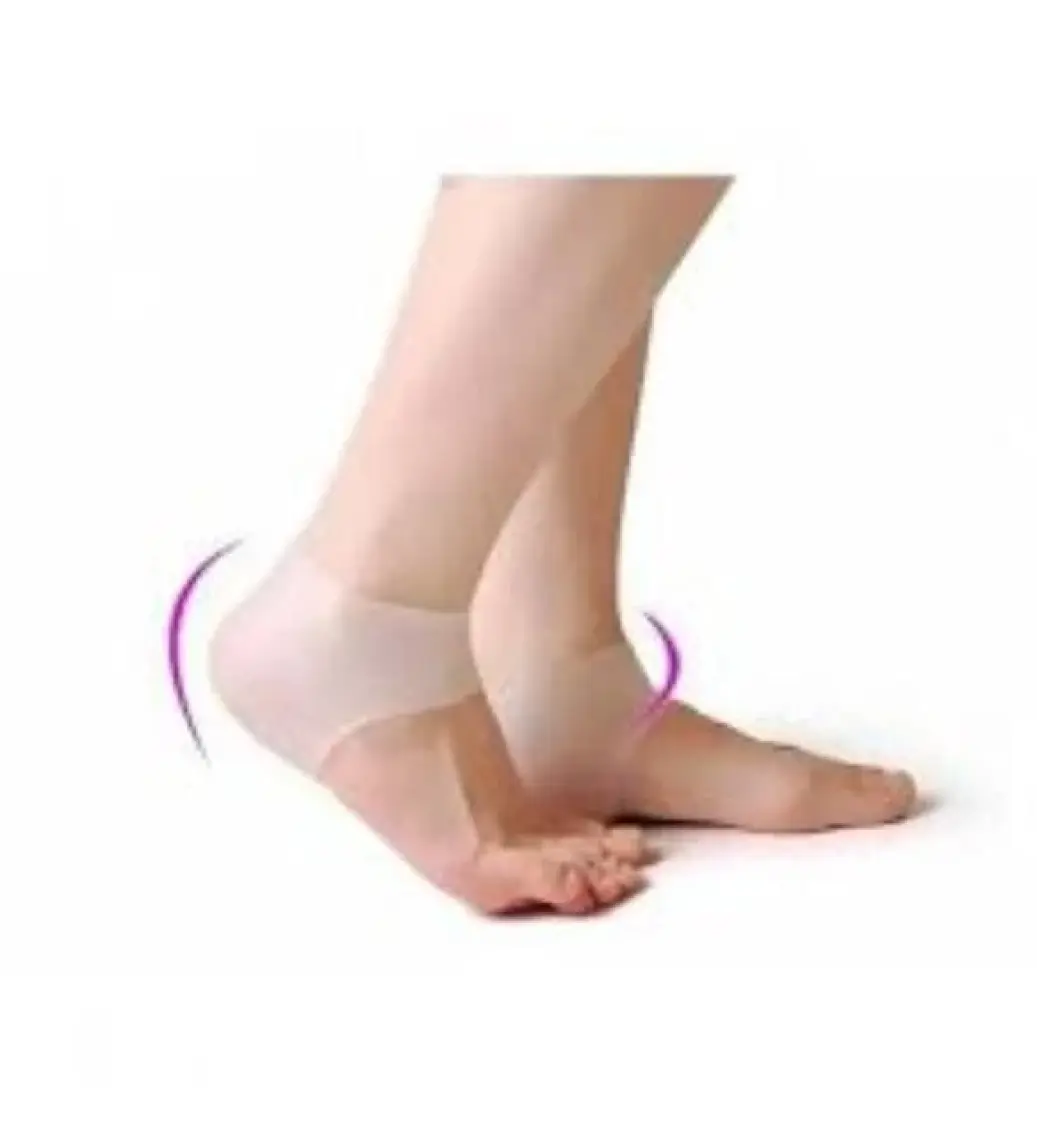 Soft Step Silikon Topuk Çorabı Topuk Çatlakları Topuk Dikeni