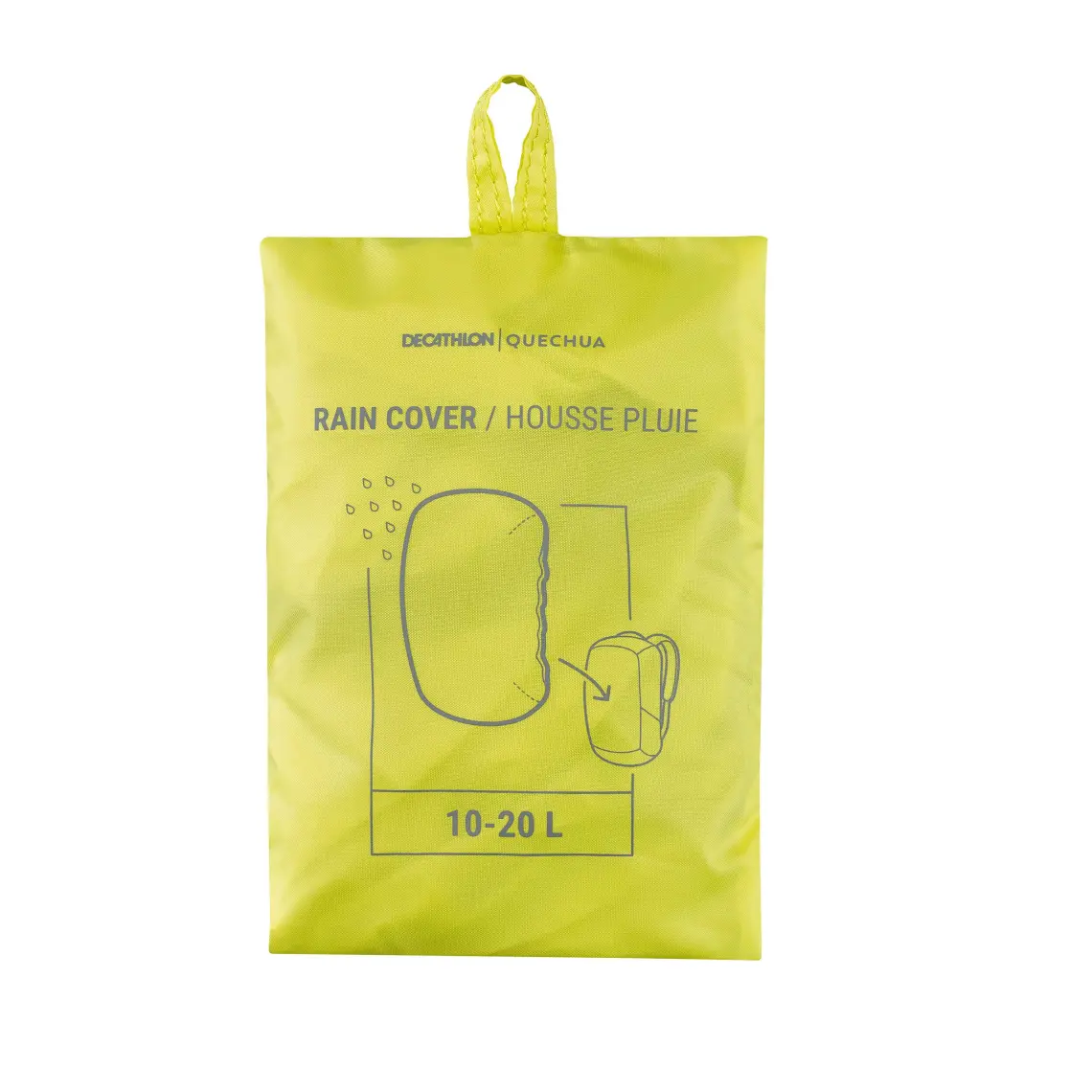 Quechua Outdoor Sırt Çantası Yağmur Kılıfı - 10/20 L - Sarı