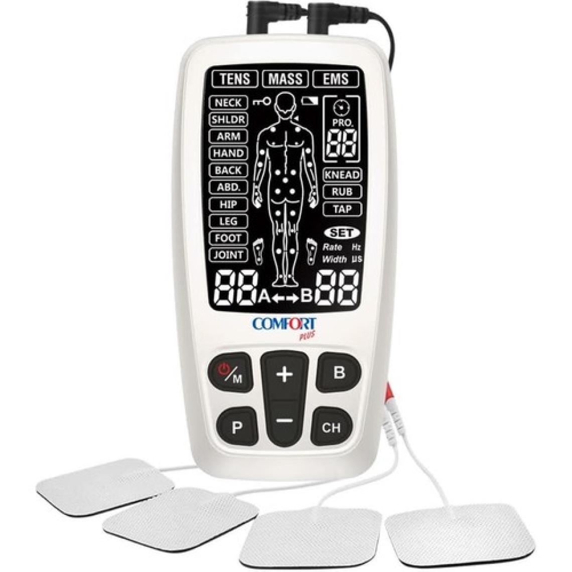Comfort Plus R-C4A Şarj Edilebilir Tens Ems Masaj Stimülatörü Cihazı