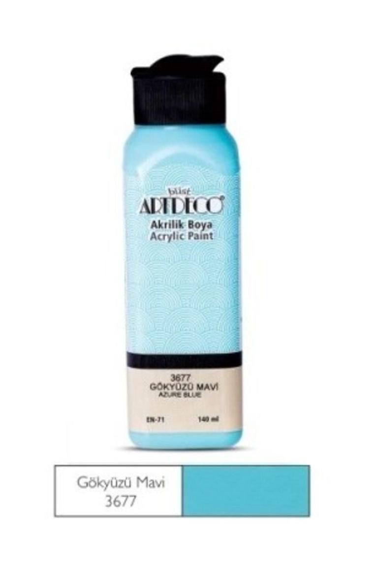 Akrilik Boya 140 ml Gökyüzü Mavi 070r-3677