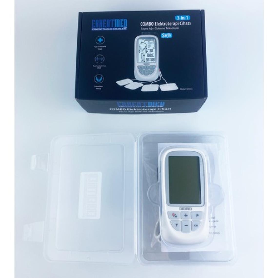 ERKENTMED ROOVJOY M102A COMBO TENS EMS MASAJ CİHAZI ŞARJLI BEL KLİPSLİ