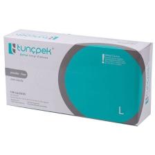 Tunçpek Vinyl Pudrasız Orta Boy (M) 100'lü Vinil Muayene Eldiveni