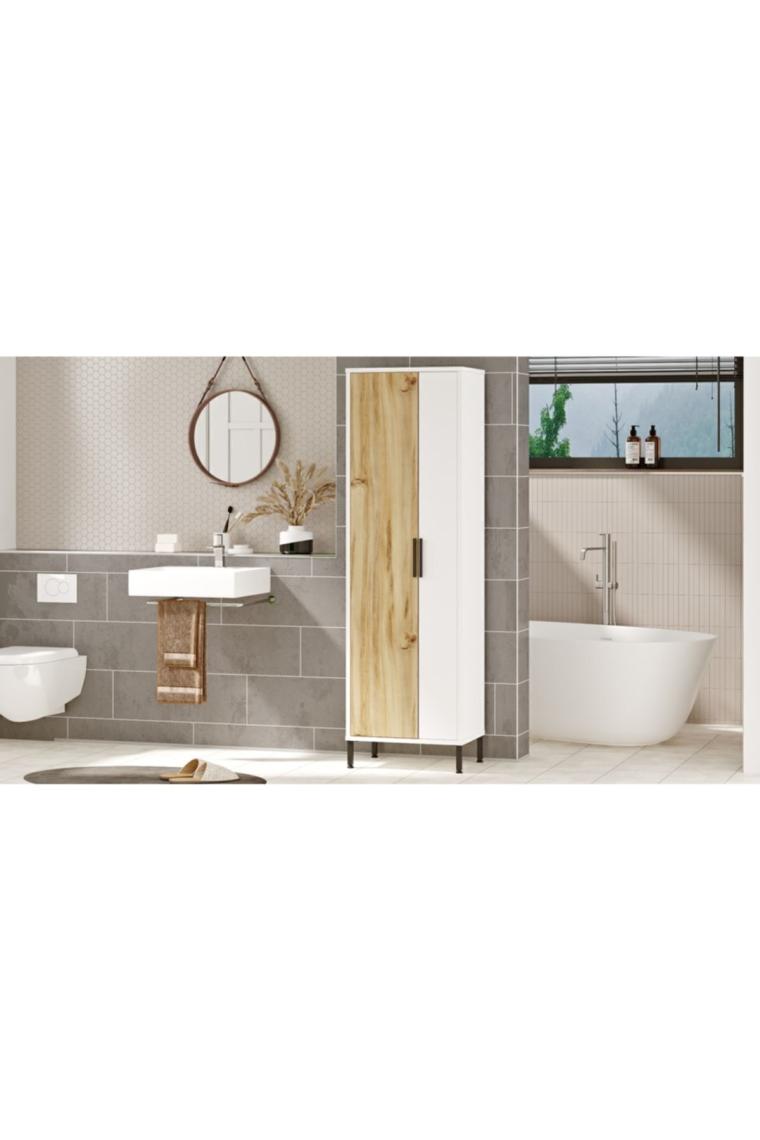 Daisy Çok Amaçlı Dolap Vileda Banyo Dolabı Keçe-beyaz Dy1-wk