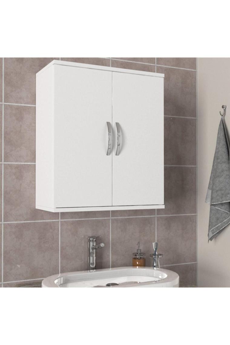 Ravi İki Kapaklı Banyo Dolabı Beyaz