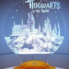 Harry Potter Hogwarts Hediyesi 3 Boyutlu Led Lamba