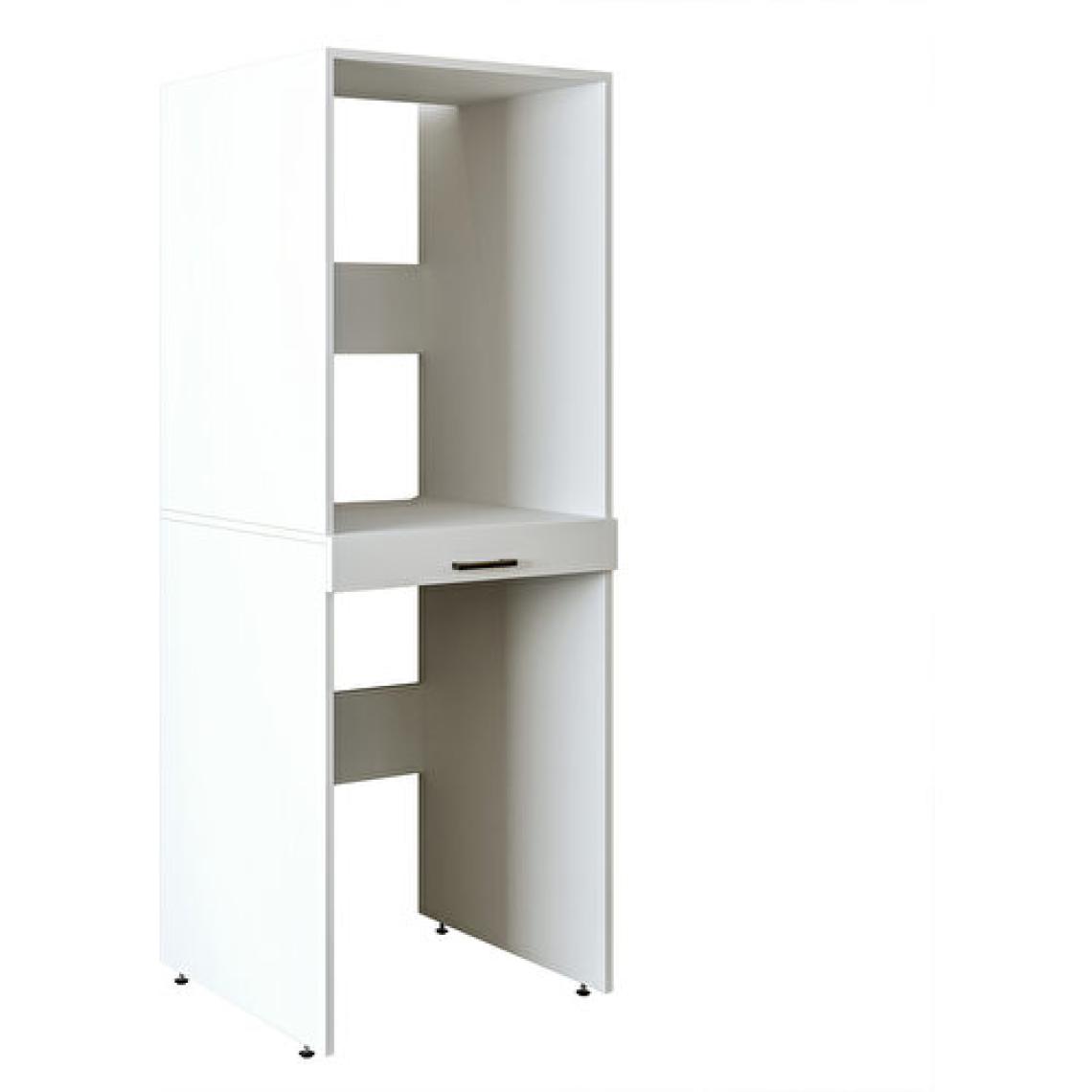 Roomart Çamaşır ve Kurutma Makinesi Dolabı Mat Beyaz