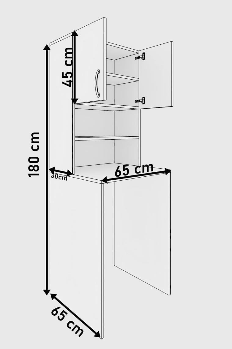 Çamaşır Makinesi Dolabı
