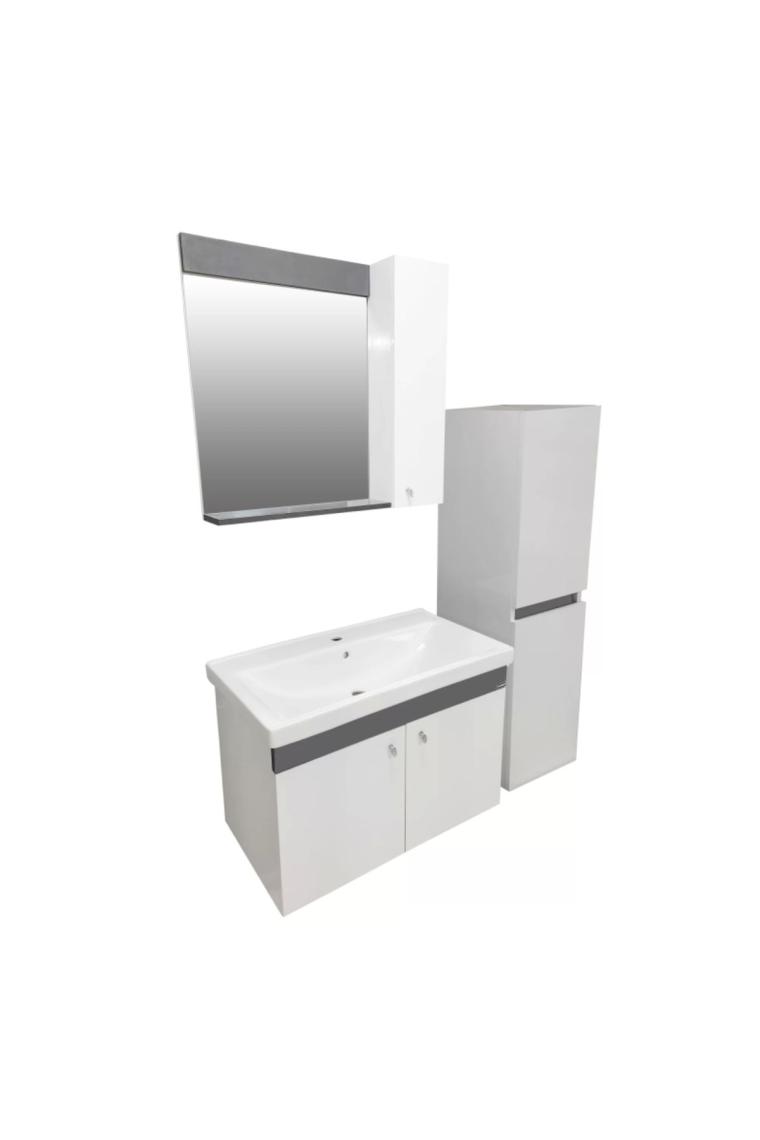 Karen New Bahar 80 cm Banyo Dolabı + Boy Dolabı