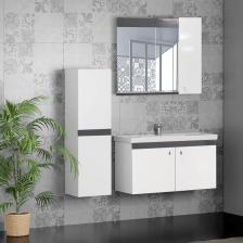 Karen New Bahar 80 cm Banyo Dolabı + Boy Dolabı