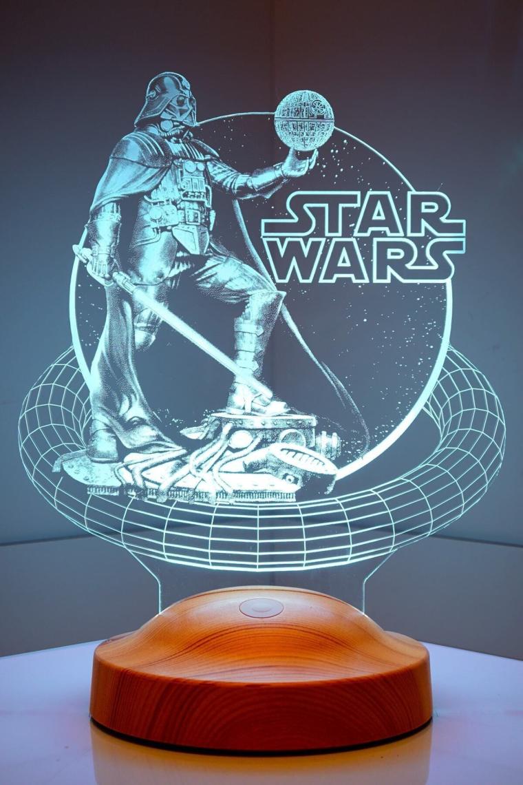 Star Wars Hediyesi Darth Vader, Star Wars Hayranına 3 Boyutlu Led Lamba