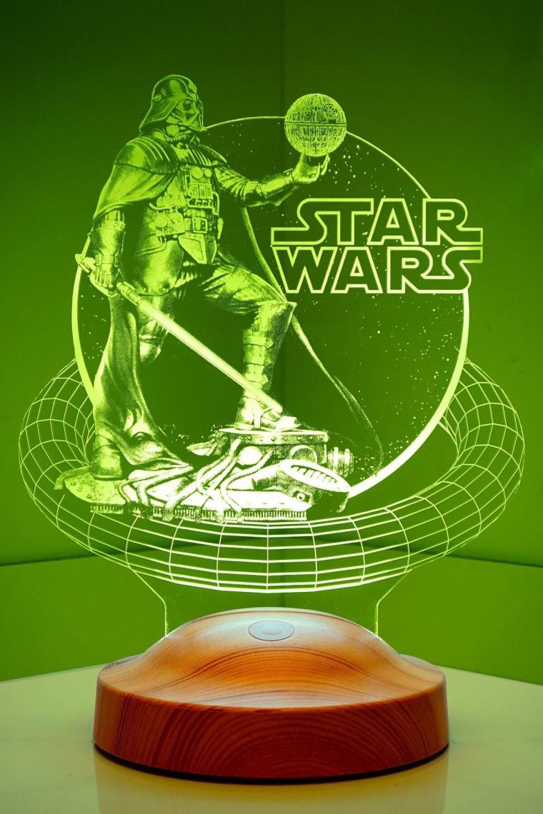 Star Wars Hediyesi Darth Vader, Star Wars Hayranına 3 Boyutlu Led Lamba