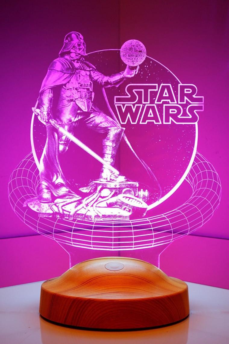 Star Wars Hediyesi Darth Vader, Star Wars Hayranına 3 Boyutlu Led Lamba