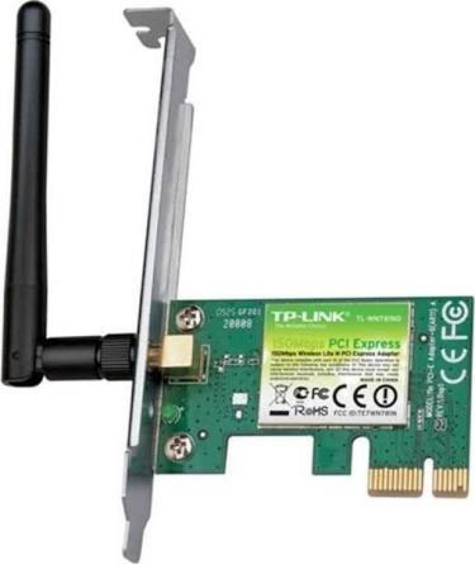 TP-Link TL-WN781ND | 150 Mbps Kablosuz PCIe Adaptör | PCI Express Uyumlu | WPA/WPA2 Güvenlik | Kolay Kurulum & Yönetim