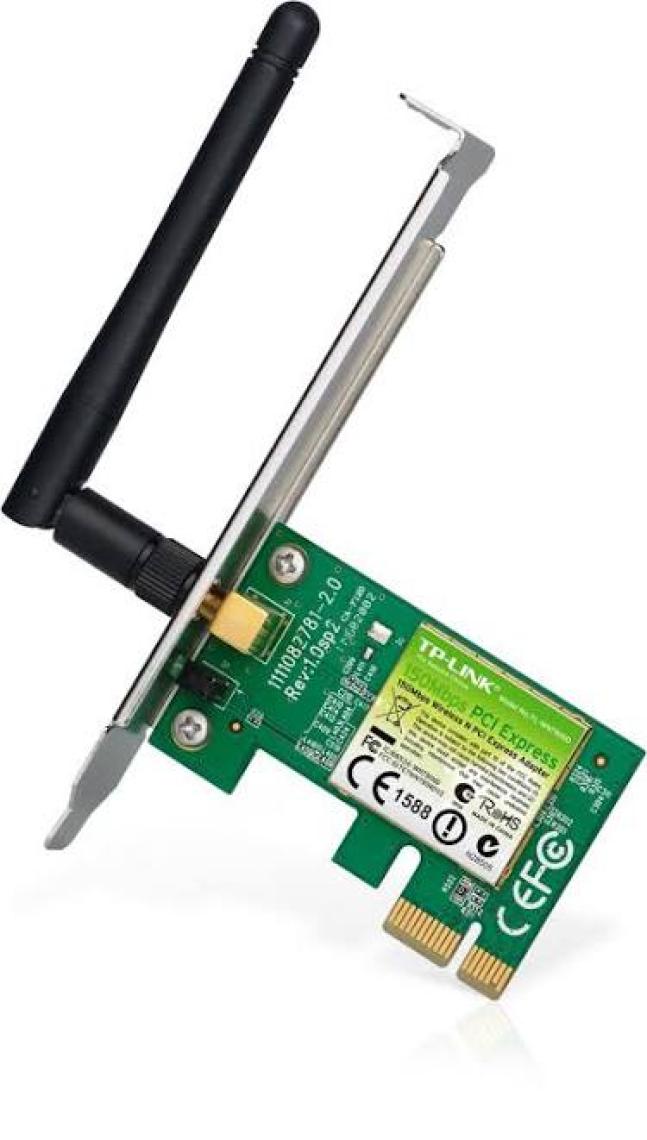 TP-Link TL-WN781ND | 150 Mbps Kablosuz PCIe Adaptör | PCI Express Uyumlu | WPA/WPA2 Güvenlik | Kolay Kurulum & Yönetim