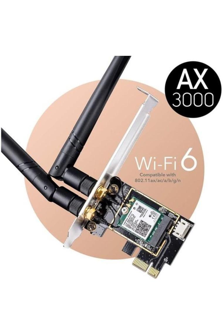 Cudy WE3000 AX3000MBPS 2.4ghz/5ghz 2*5dbi Anten Bt5.2 Mu-Mımo Kablosuz Wi-Fi 6 Pcıe Adaptör