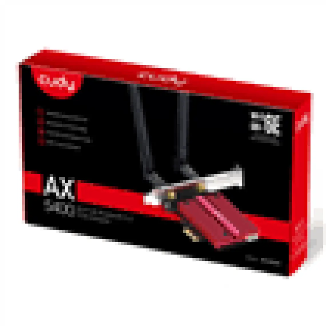 Cudy WE3000S AX5400MBPS 2.4g/5g/6ghz 2*5dbi Anten Bt5.2 Mu-Mımo Kablosuz Wi-Fi 6e Pcıe Adaptör