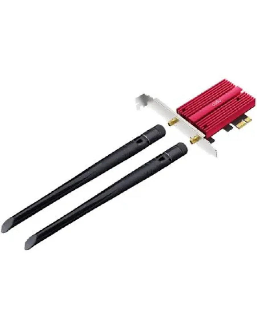 Cudy WE3000S AX5400MBPS 2.4g/5g/6ghz 2*5dbi Anten Bt5.2 Mu-Mımo Kablosuz Wi-Fi 6e Pcıe Adaptör