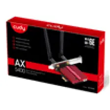 Cudy WE3000S AX5400MBPS 2.4g/5g/6ghz 2*5dbi Anten Bt5.2 Mu-Mımo Kablosuz Wi-Fi 6e Pcıe Adaptör